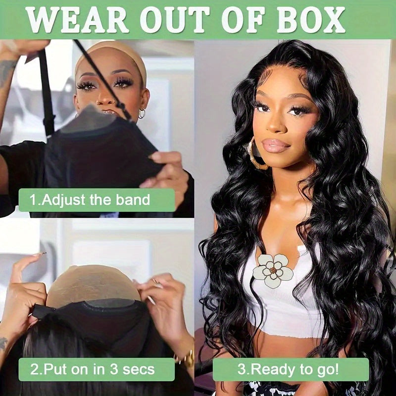 250% Density Body Wave Glueless 13x4 HD Lace Wig