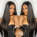 250% Density Glueless Wig – 13x4 HD Lace Front, Pre-Plucked, Bye Bye Knots, Straight Human Hair