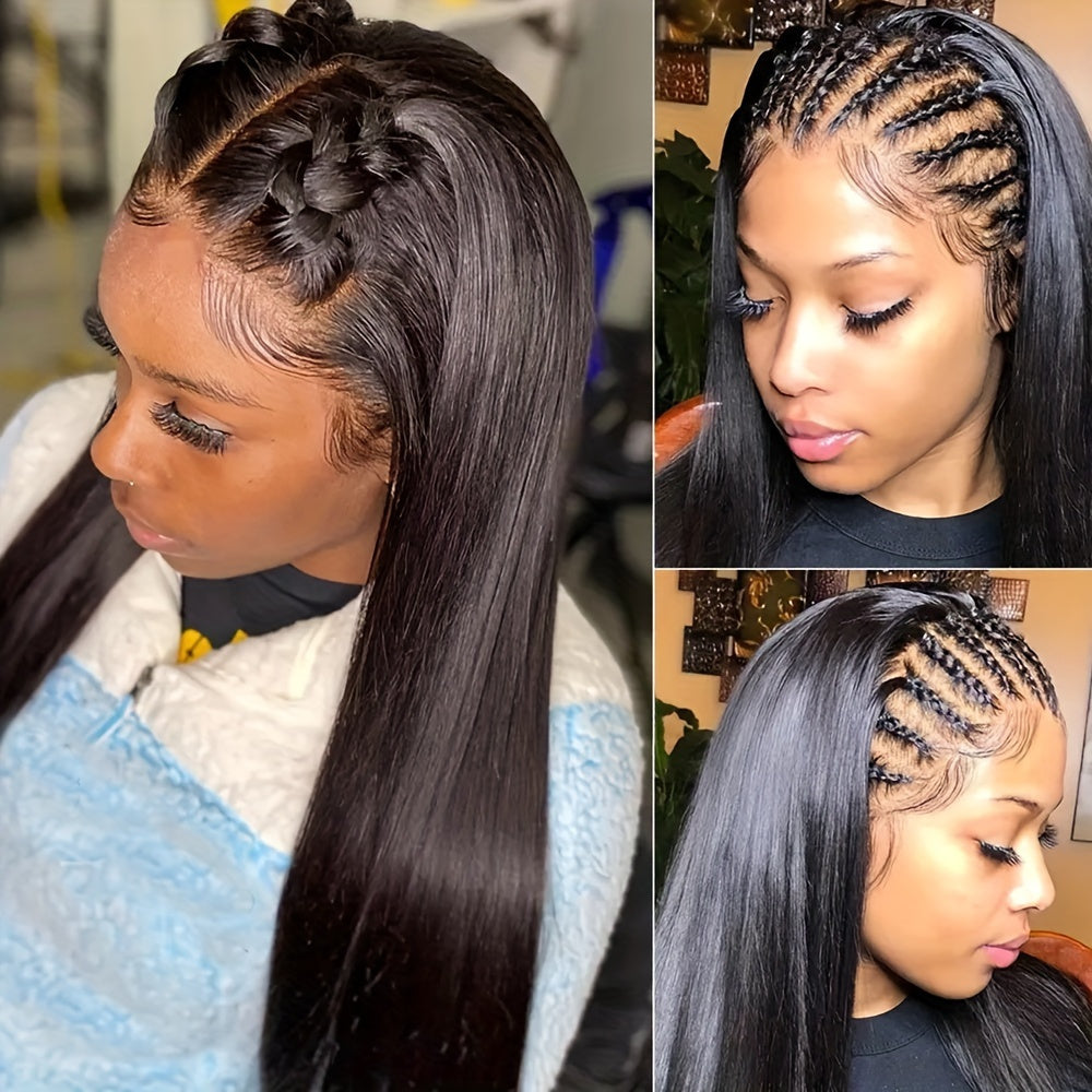 250% Density Glueless Wig – 13x4 HD Lace Front, Pre-Plucked, Bye Bye Knots, Straight Human Hair