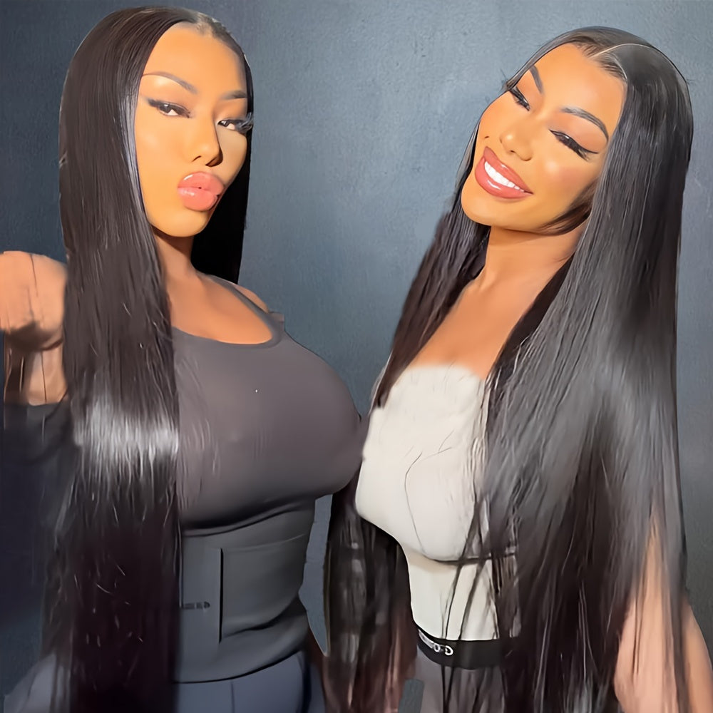 250% Density Glueless Wig – 13x4 HD Lace Front, Pre-Plucked, Bye Bye Knots, Straight Human Hair