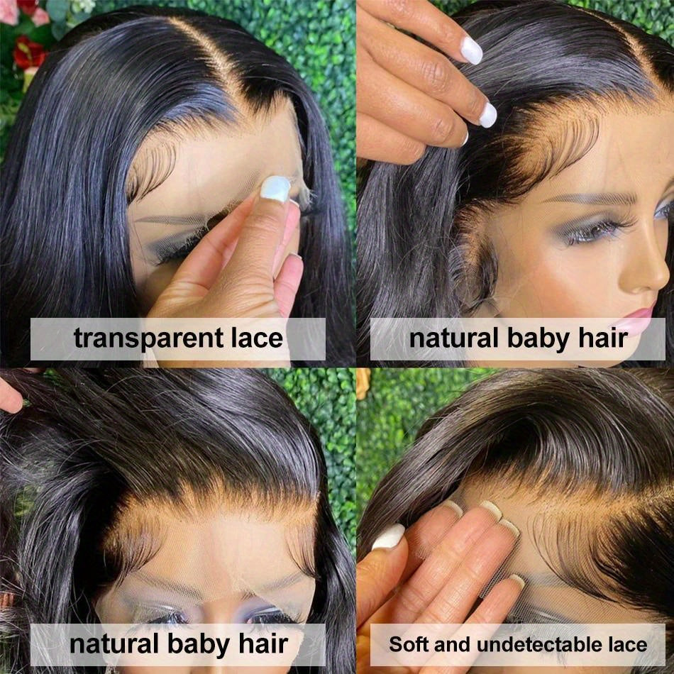 13x6 Straight HD Lace Frontal Human Hair Wig – Glueless