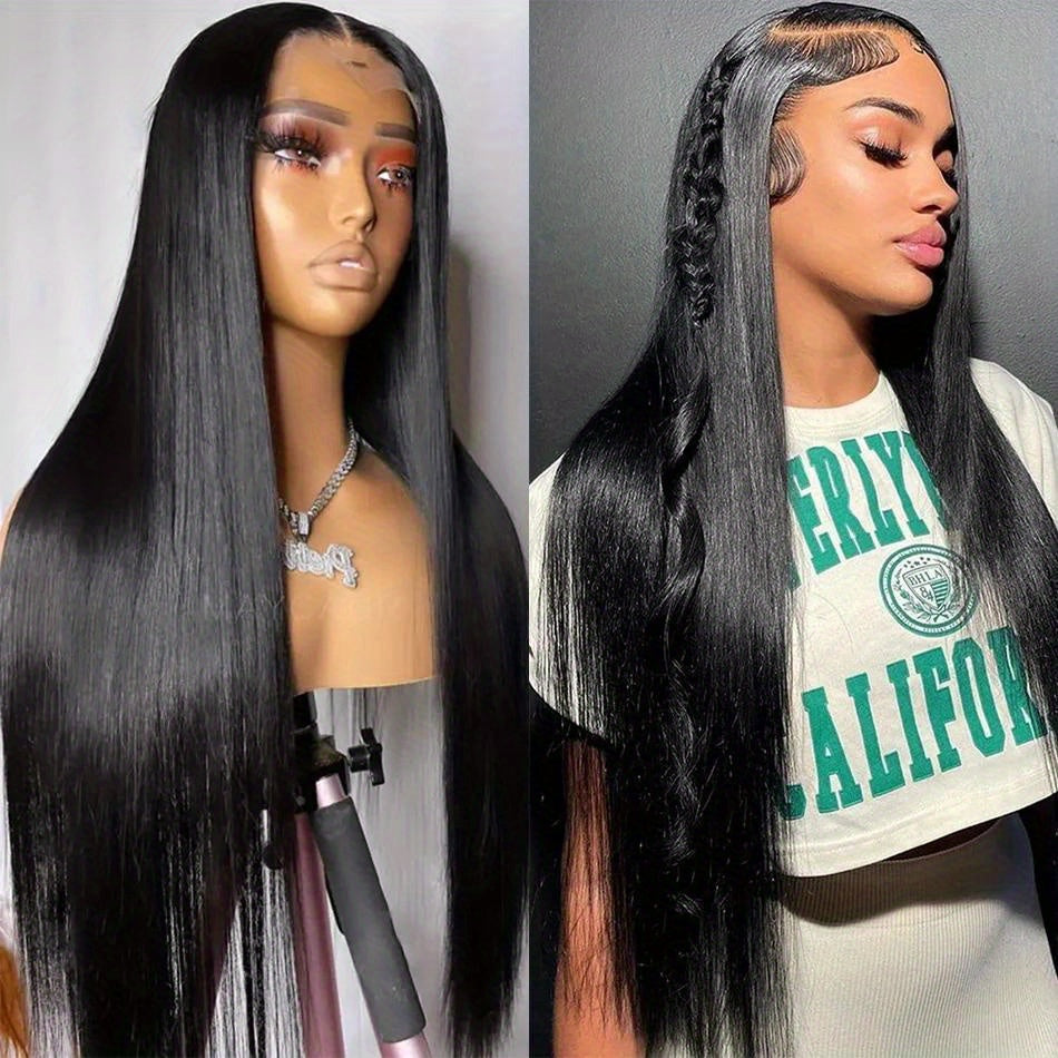 13x6 Straight HD Lace Frontal Human Hair Wig – Glueless
