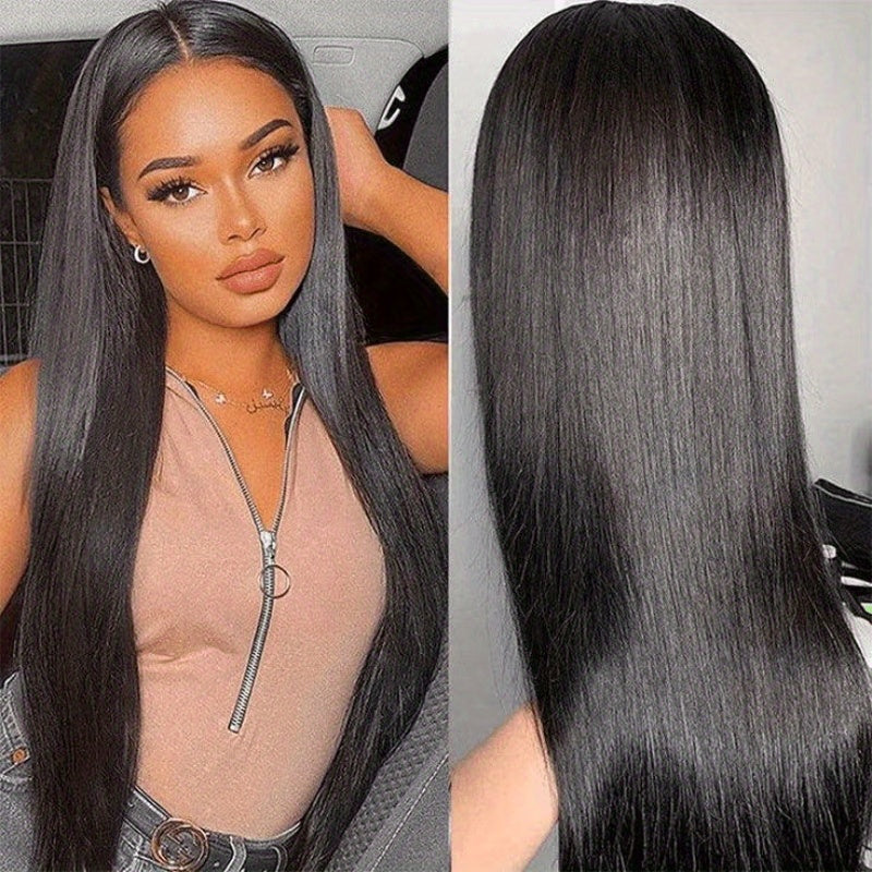 13x6 Straight HD Lace Frontal Human Hair Wig – Glueless