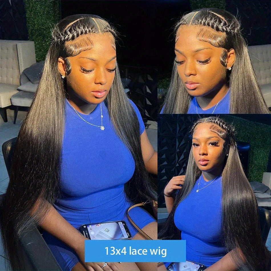 13x6 Straight HD Lace Frontal Human Hair Wig – Glueless