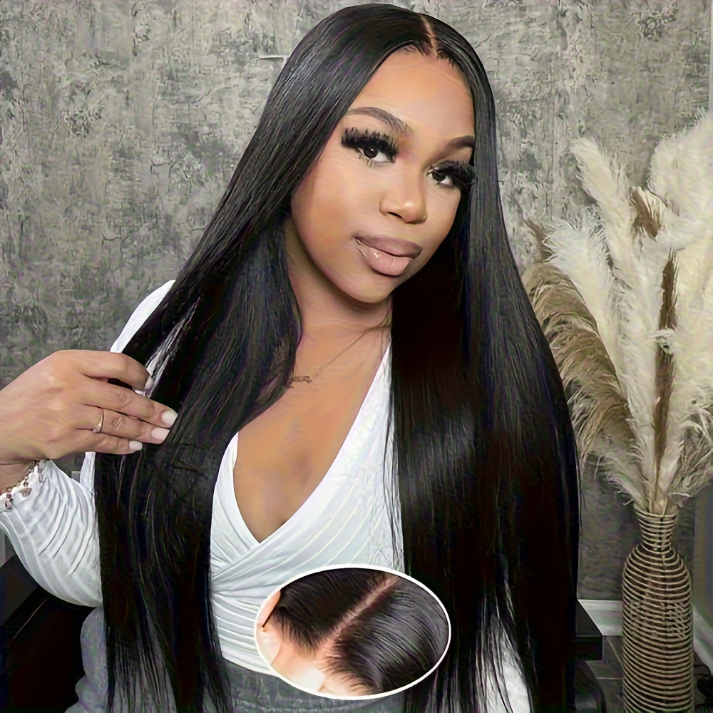 6x4.5 HD Lace Glueless Closure Wig – 250% Density, Pre-Plucked