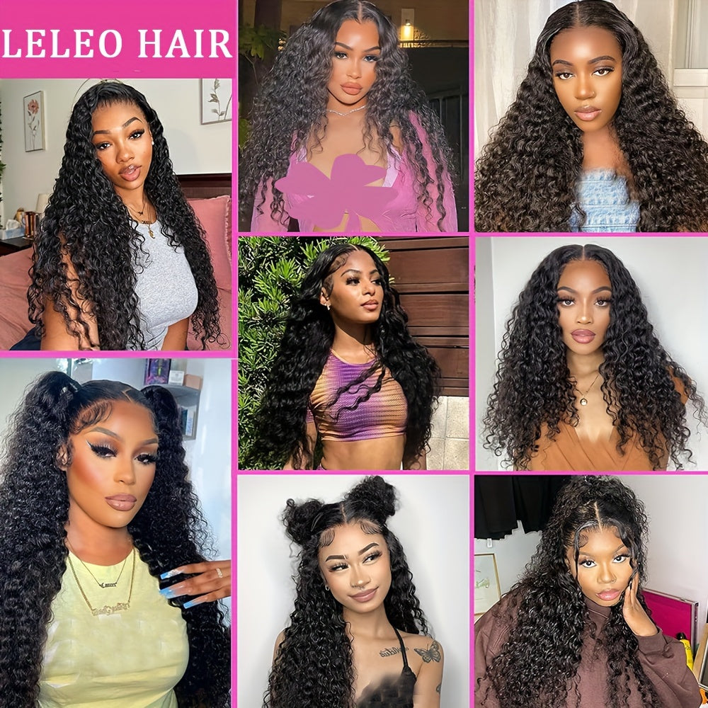 Water Wave Human Hair 5x5 Lace Closure Wig – 200% Density