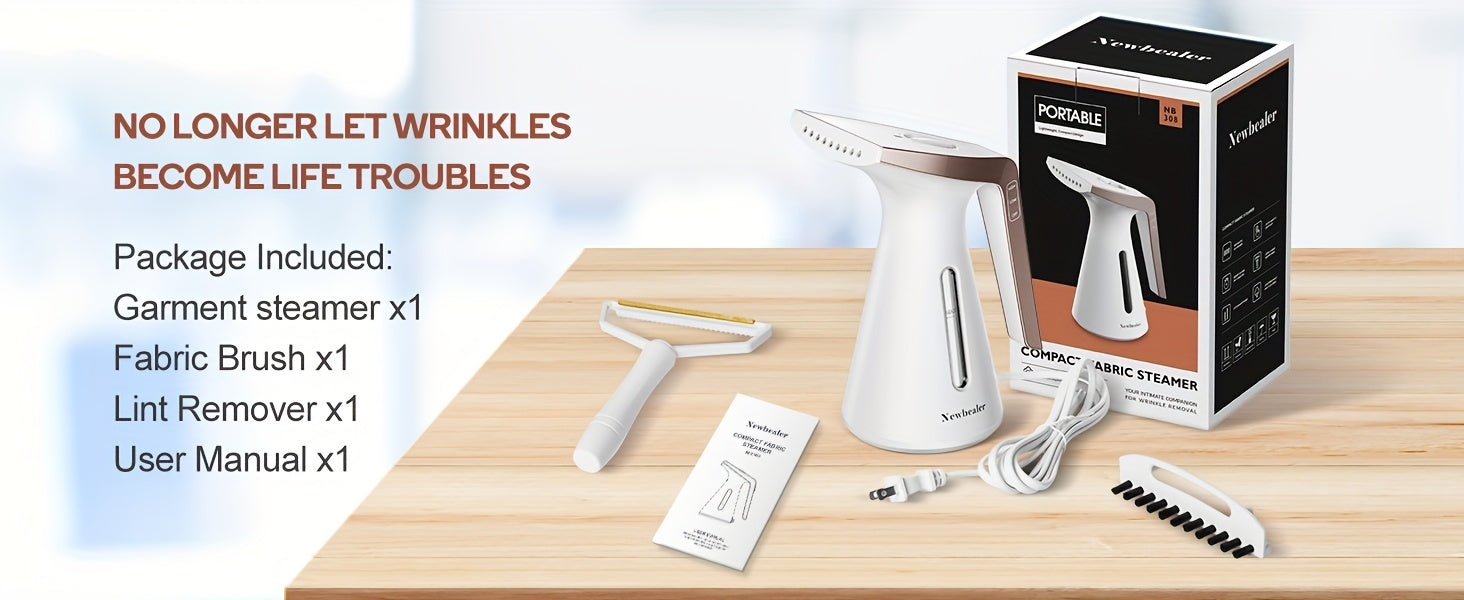 Portable Mini Steam Iron for Trave and Quick Wrinkle Removal