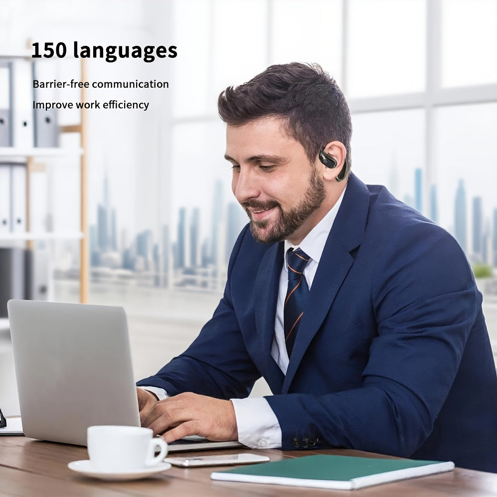 AI Translation Earbuds with Charging Case