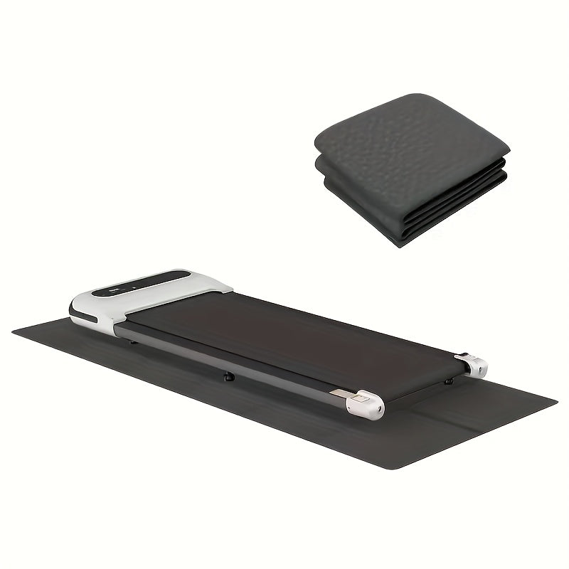 Large Foldable Treadmill Mat & Running Pad – Cushioned Non-Slip Surface | Home Gym, Yoga, HIIT & Elliptical | Black