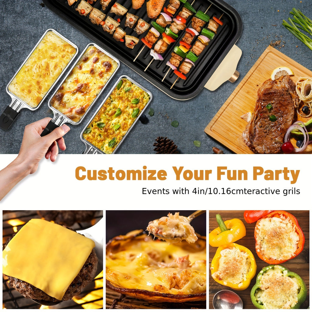 Smokeless Electric Indoor Grill – 2-in-1 Non-Stick Grill & Griddle for Home Cooking