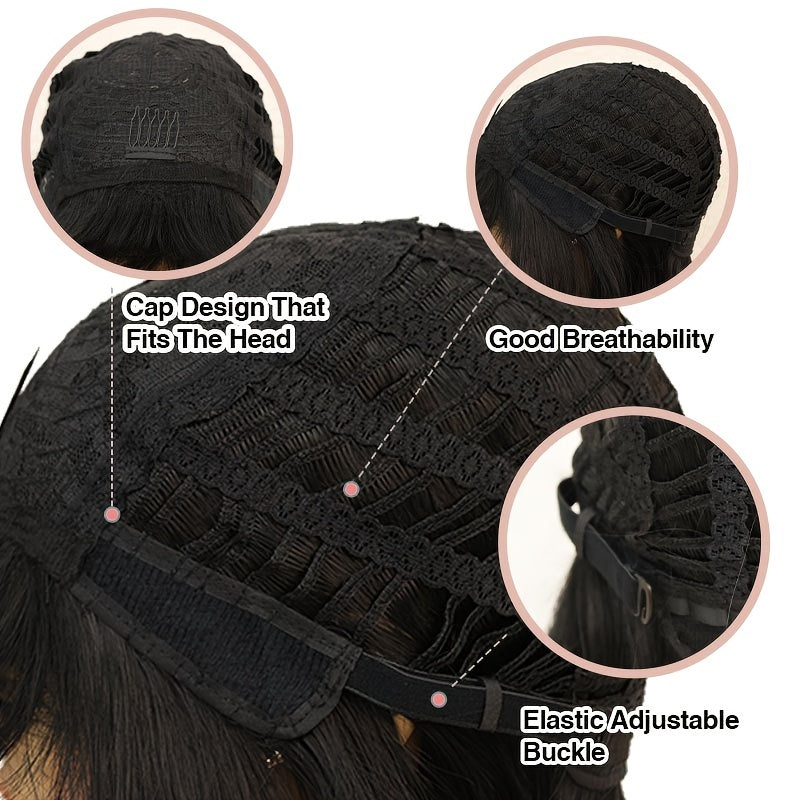 Glueless Pixie Bob Human Hair Wig – Pre-Plucked