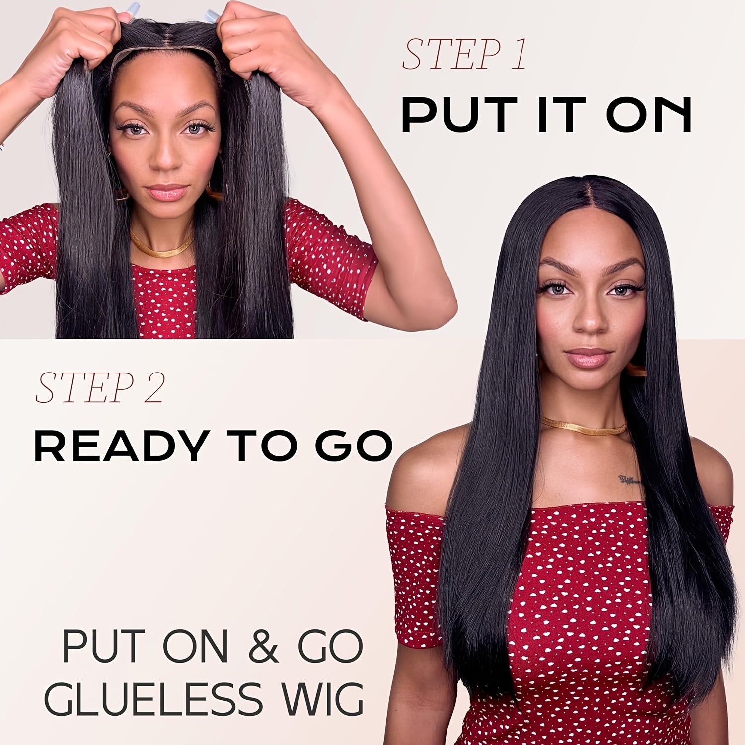 6x4.5 HD Lace Glueless Closure Wig – 250% Density, Pre-Plucked