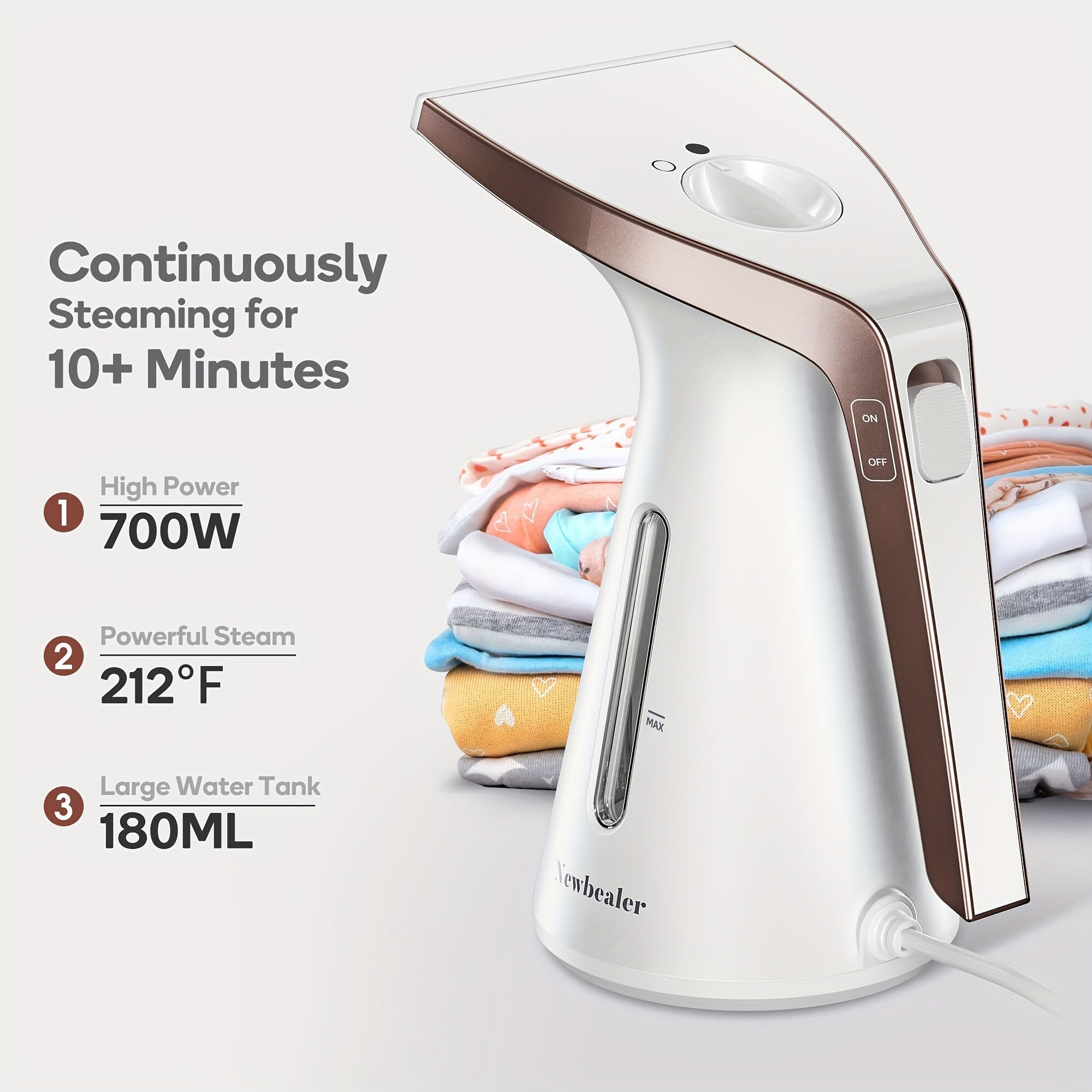 Portable Mini Steam Iron for Trave and Quick Wrinkle Removal