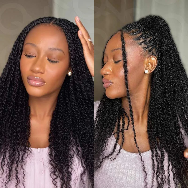QVR Afro Kinky Bulk Human Hair for Braiding & Dreadlocks | 100% Brazilian Remy | 10-22 Inch | 9 Colors | 50g