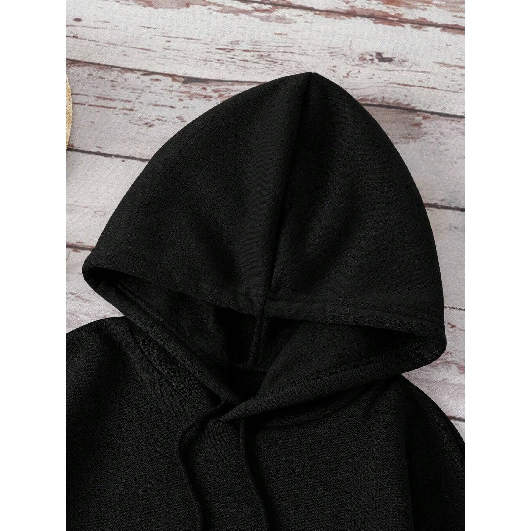 Men's Black Graphic Skull Pullover Hoodie – Fall & Winter Streetwear, Sizes S-3XL
