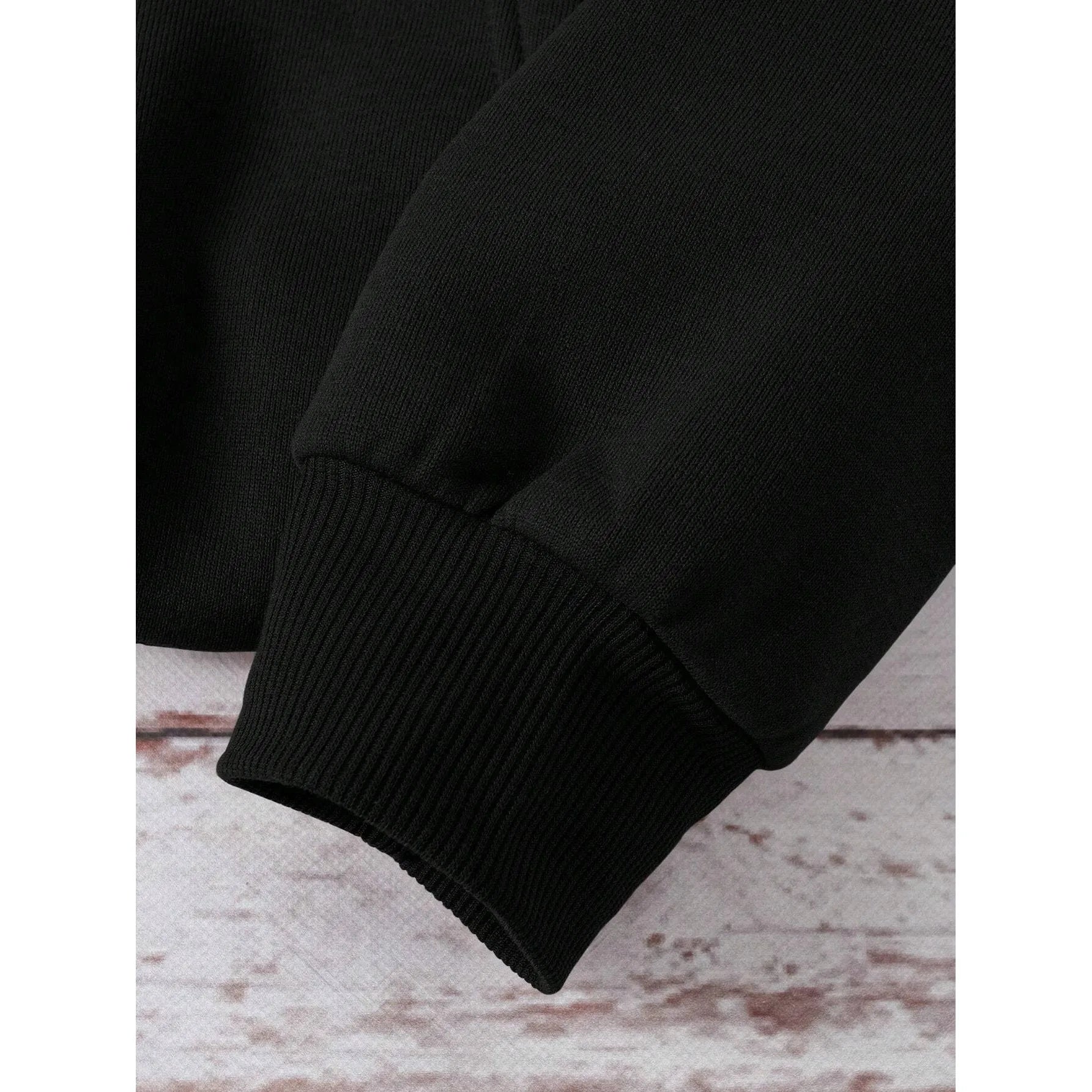 Men's Black Graphic Skull Pullover Hoodie – Fall & Winter Streetwear, Sizes S-3XL