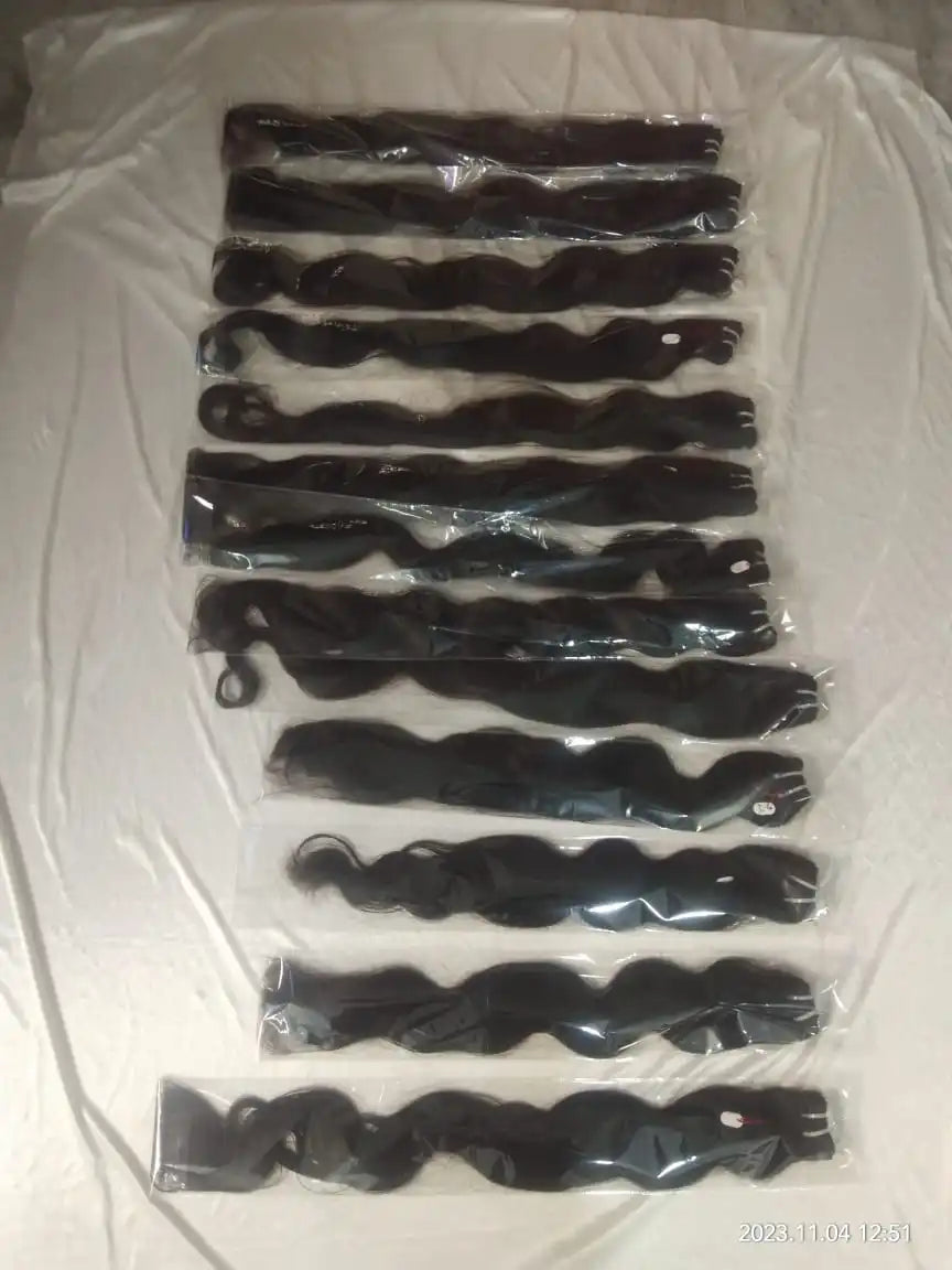Virgin Human Hair Weft Extensions – Peruvian & Indian Remy Hair