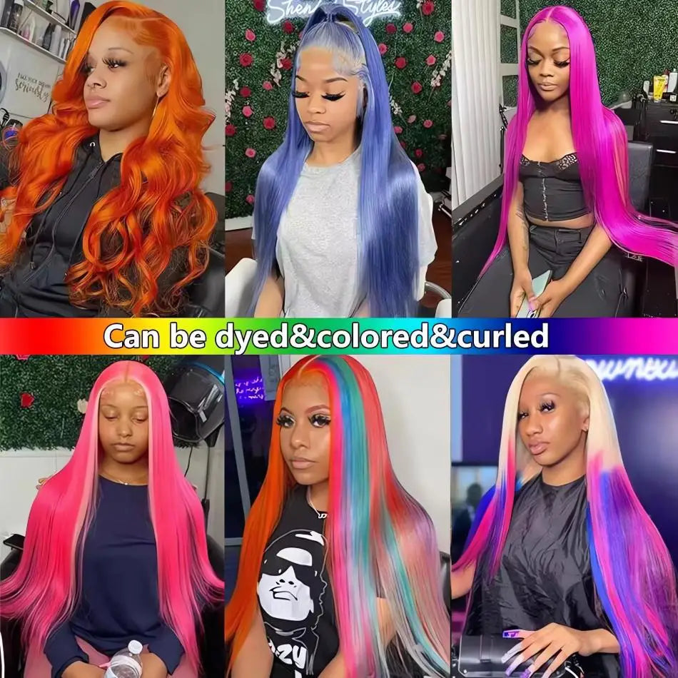 Neddie 613 Blonde Straight Human Hair Lace Front Wig | 13x4 & 13x6 HD Lace | 180% & 200% Density | 18–38 Inches | Brazilian Remy