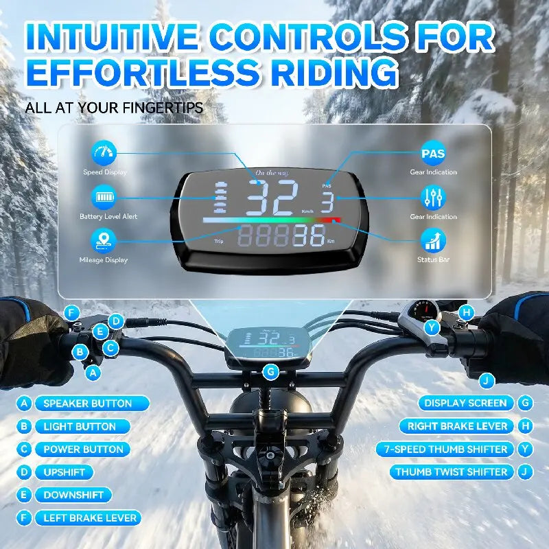 High-Power Electric Bike – Multiple Motor & Battery Options