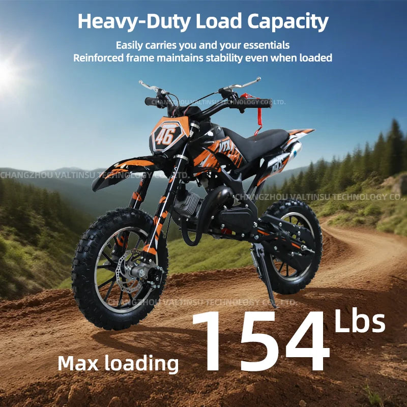 49cc 2-Stroke Mini Pit Bike – Pull Start