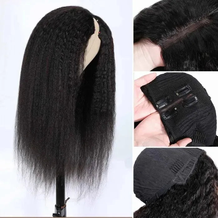 Customized Kinky Straight Virgin Human Hair Lace Wig Vendor, Natural Brazilian Human HD Lace Frontal Wigs for Black Women