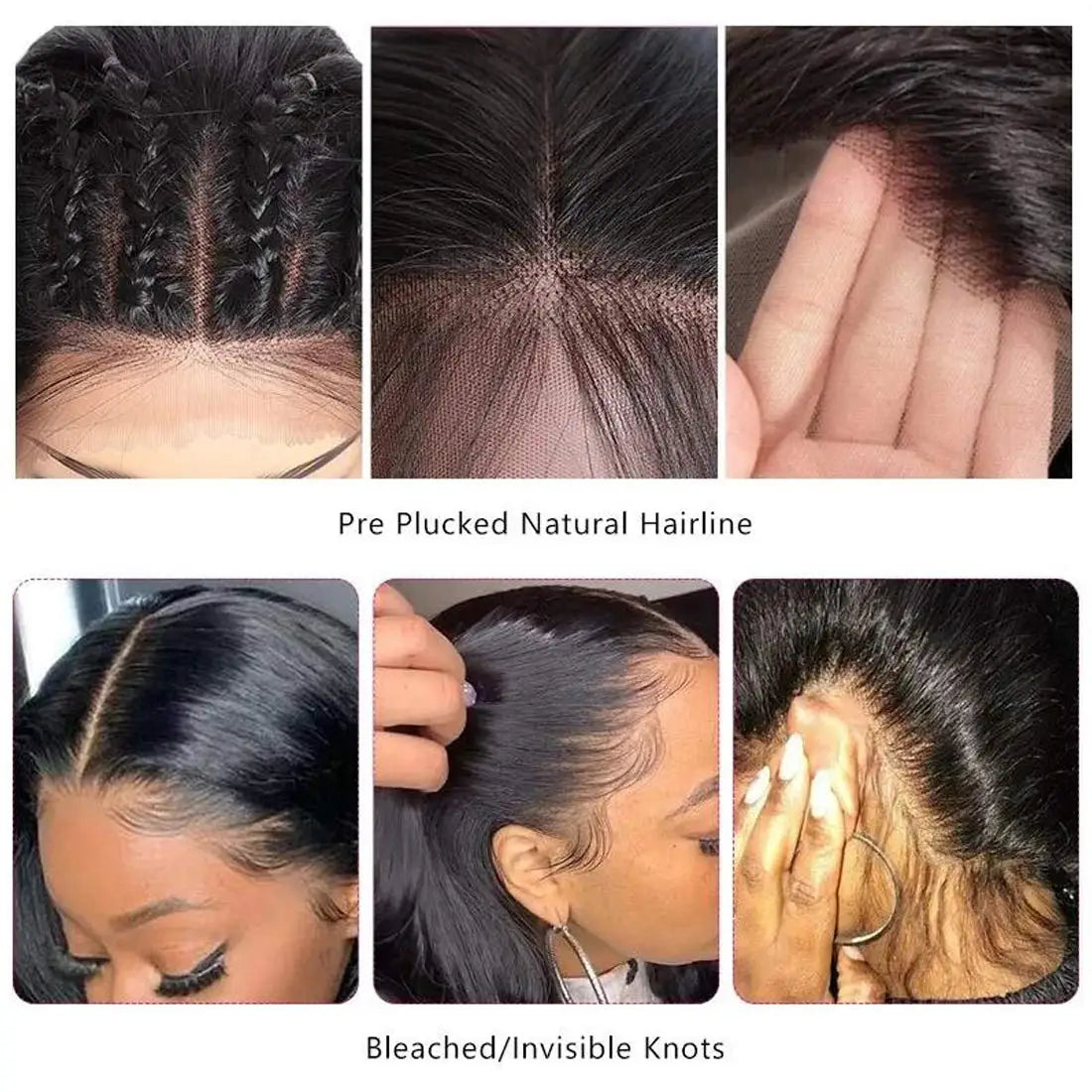 HD Lace Frontal Wig - 13x6/13x4/4x4 Transparent Lace Human Hair Wig