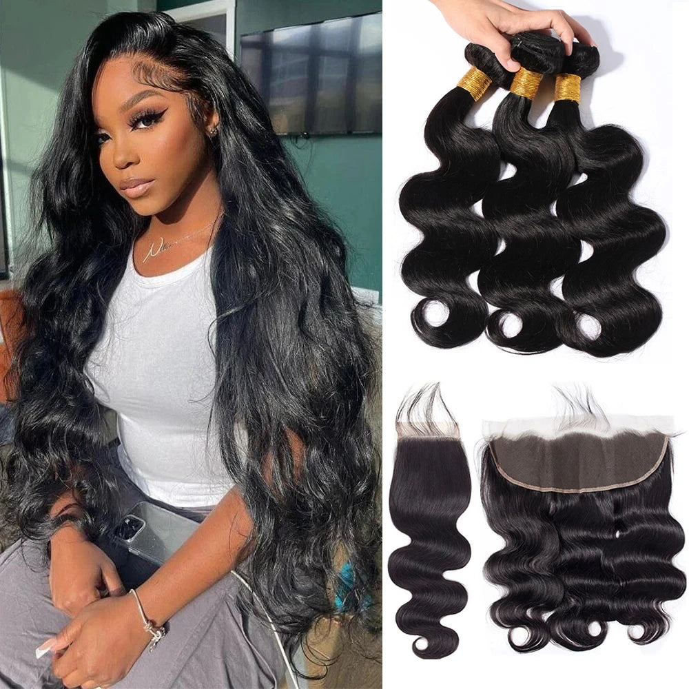 12A Grade 100% Virgin Human Hair Bundles – Double Drawn Remy Hair, 14 Textures, 8"-34"