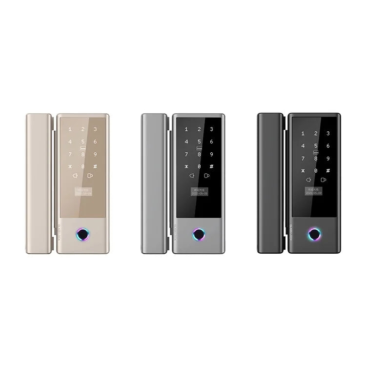 S1 Smart Glass Door Lock – TTlock & Tuya App, Fingerprint, Card, Code & Key Access