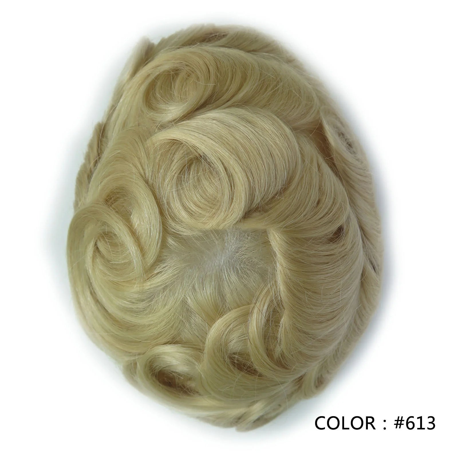 Injected Lace Silk Top Human Hair Toupee – 8 Inch