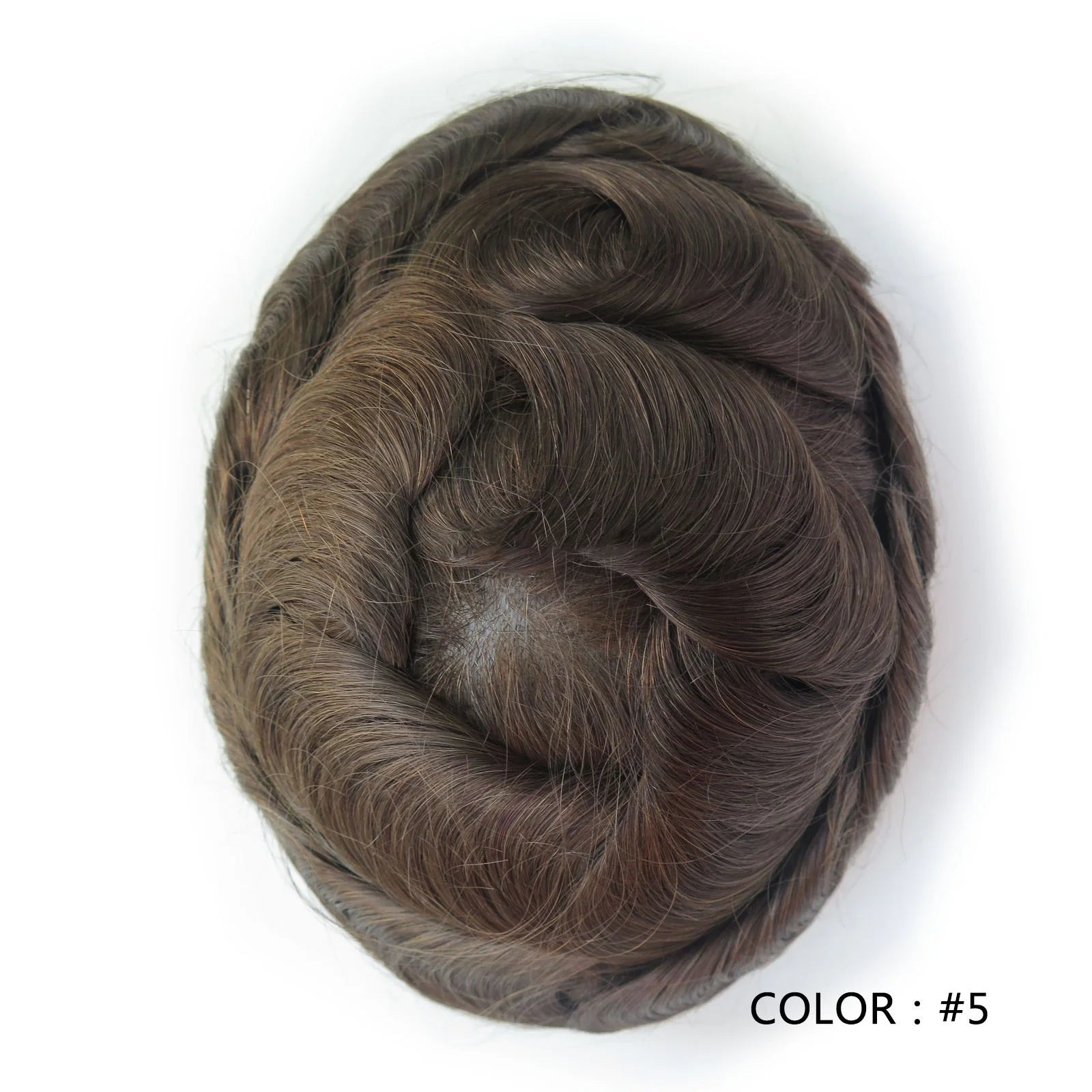 Injected Lace Silk Top Human Hair Toupee – 8 Inch