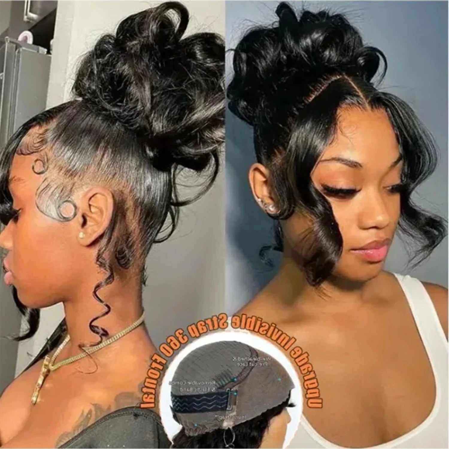 Luxury High Quality Brazilian Human Hair Body Wave Wigs 13x4 Swiss Lace Frontal Hair Wig Cuticle Aligned for Black Women