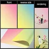 YINGZHI Double-Sided Gradient Color Photography Backdrop Paper – 57x87cm, 23 Colors