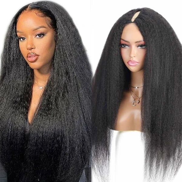 Customized Kinky Straight Virgin Human Hair Lace Wig Vendor, Natural Brazilian Human HD Lace Frontal Wigs for Black Women