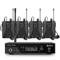 Debra Audio ST-102 4-Channel UHF Wireless In-Ear Monitor System – 300m Range for Stage & Recording
