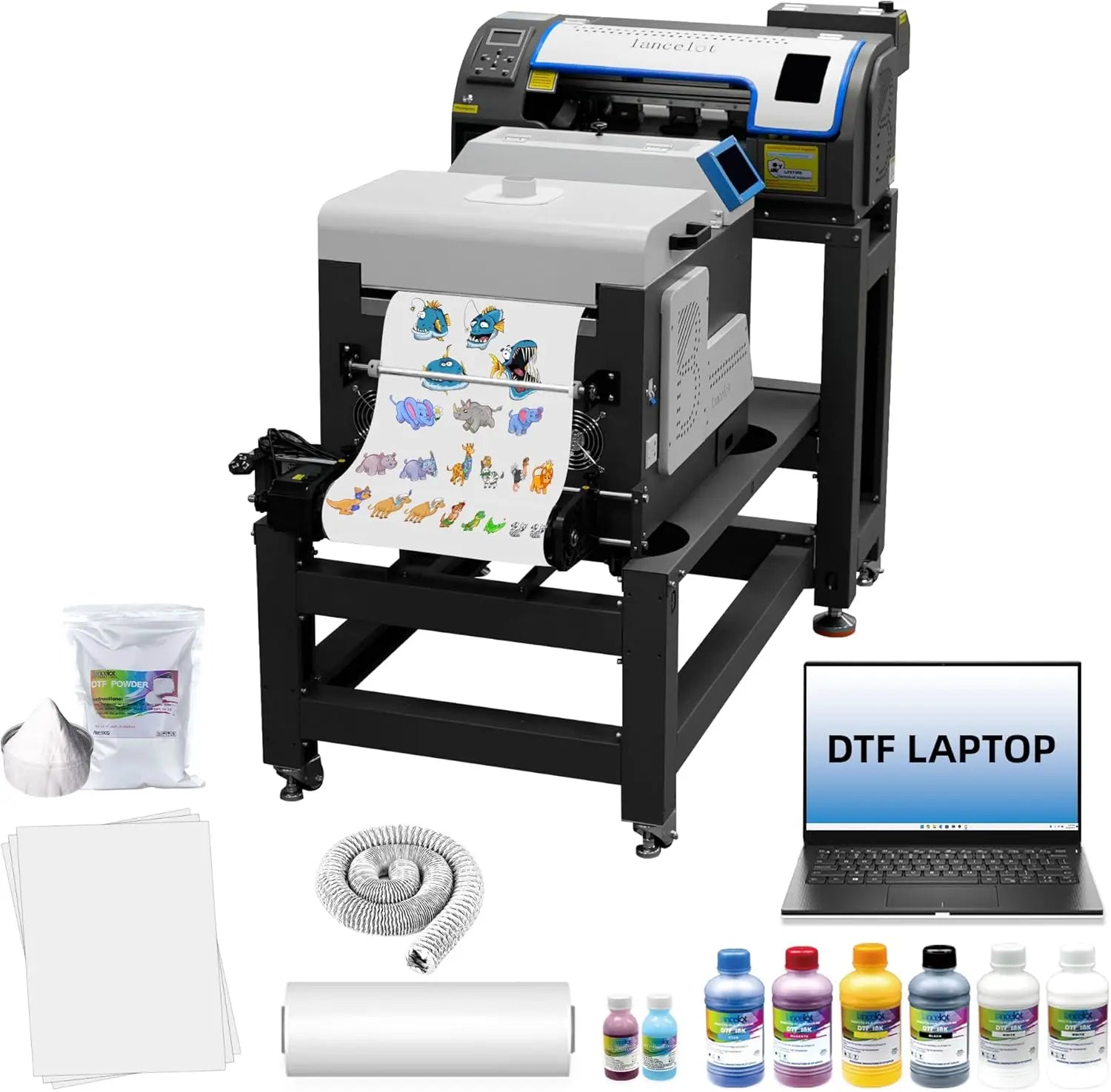 Lancelot M1630 Pro DTF Printer Bundle – A3+ XP600 with Powder Shaker & Dryer
