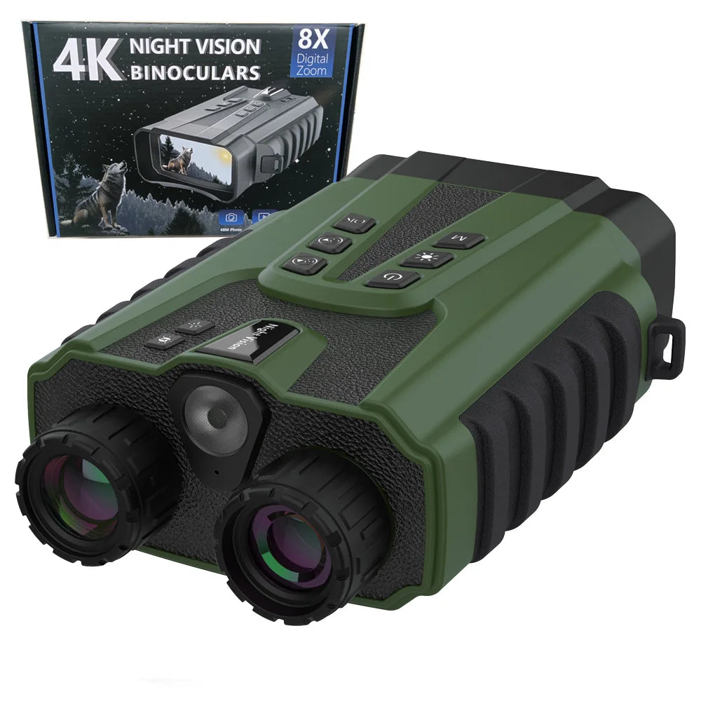 DT49 2.5K Full Color Night Vision Goggles – 8x Zoom, 300m Range, Hunting Binoculars
