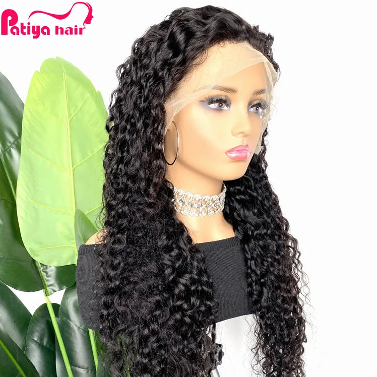 Water Wave Brazilian Human Hair Lace Front Wig