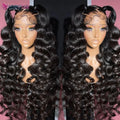 30-Inch Wavy Human Hair Lace Front Wig