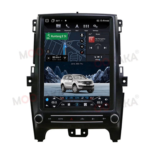 12.1" Android 11 Car DVD Player for Ford Ranger 2016-2021 – Wireless CarPlay, Android Auto, GPS, 4GB+64GB