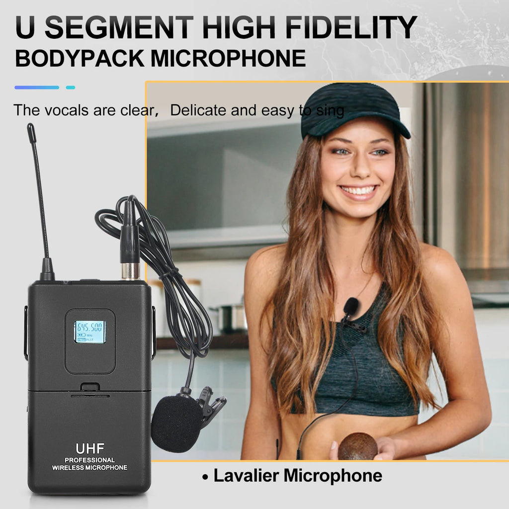 Biner DR2800 Professional Wireless Microphone System – Handheld & Headset