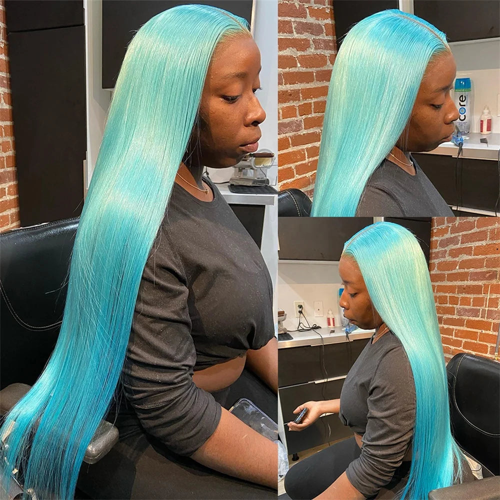 613 Blonde Bone Straight Human Hair Lace Front Wig