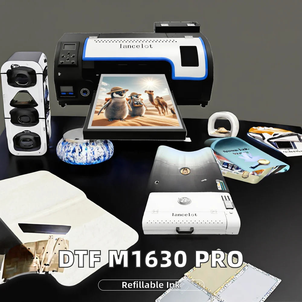 M1630 Pro A3 DTF Printer – White Ink Circulation, Auto-Maintenance & Roll Feeder