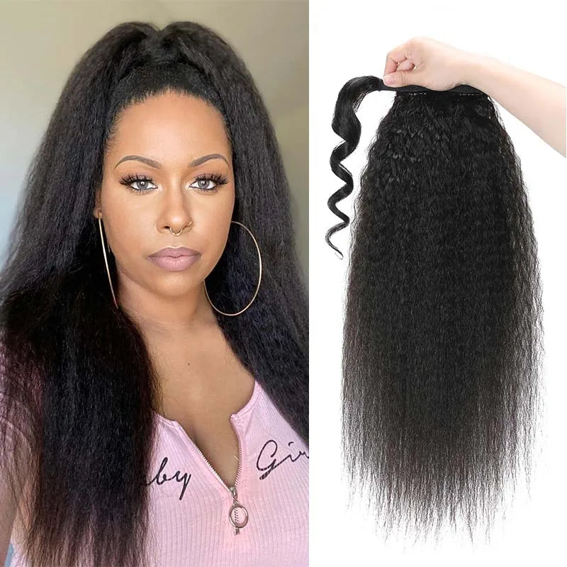 Virgin Human Hair Ponytail Extension – Silky Straight