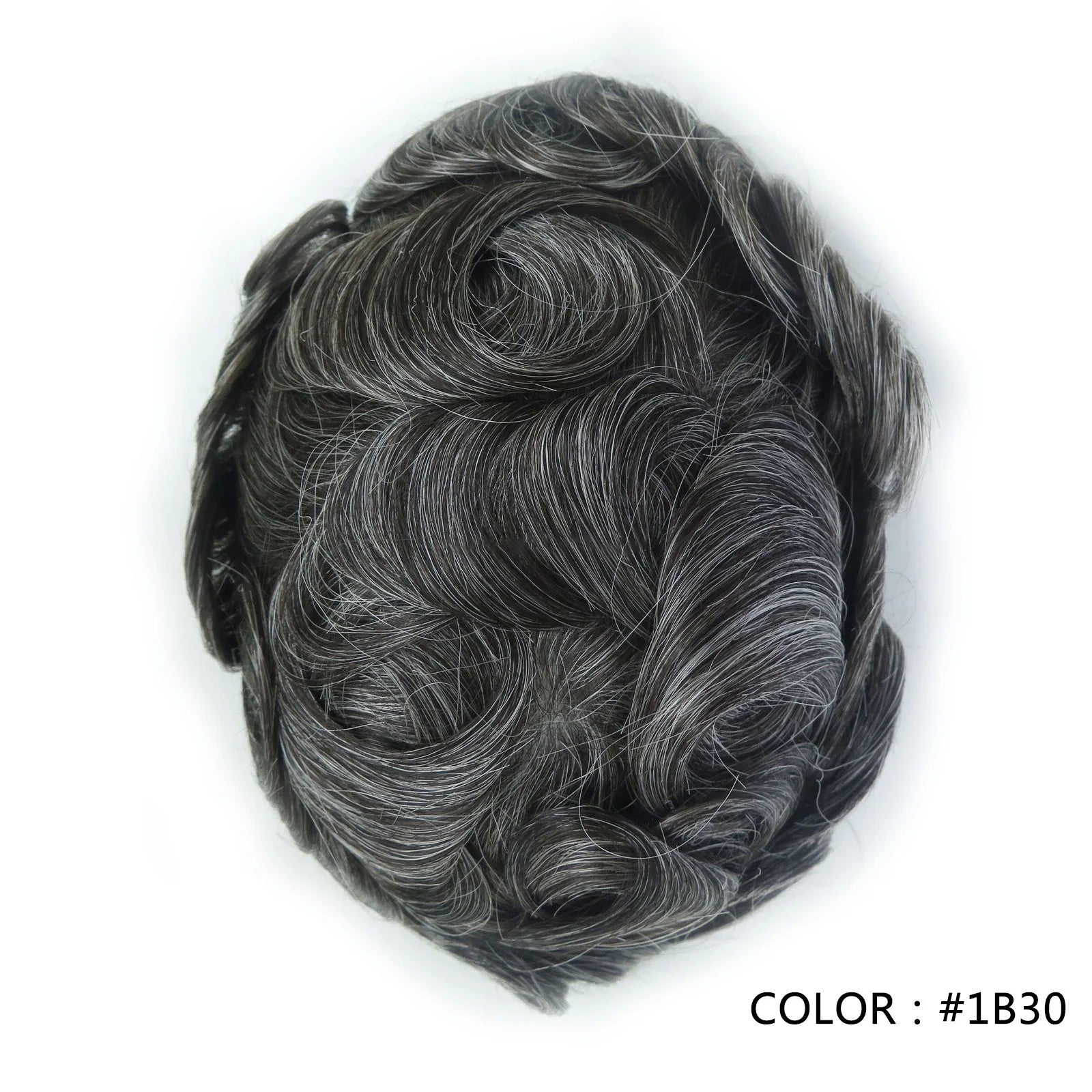 Injected Lace Silk Top Human Hair Toupee – 8 Inch