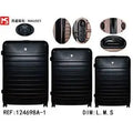 3-piece Black Travel Luggage Set