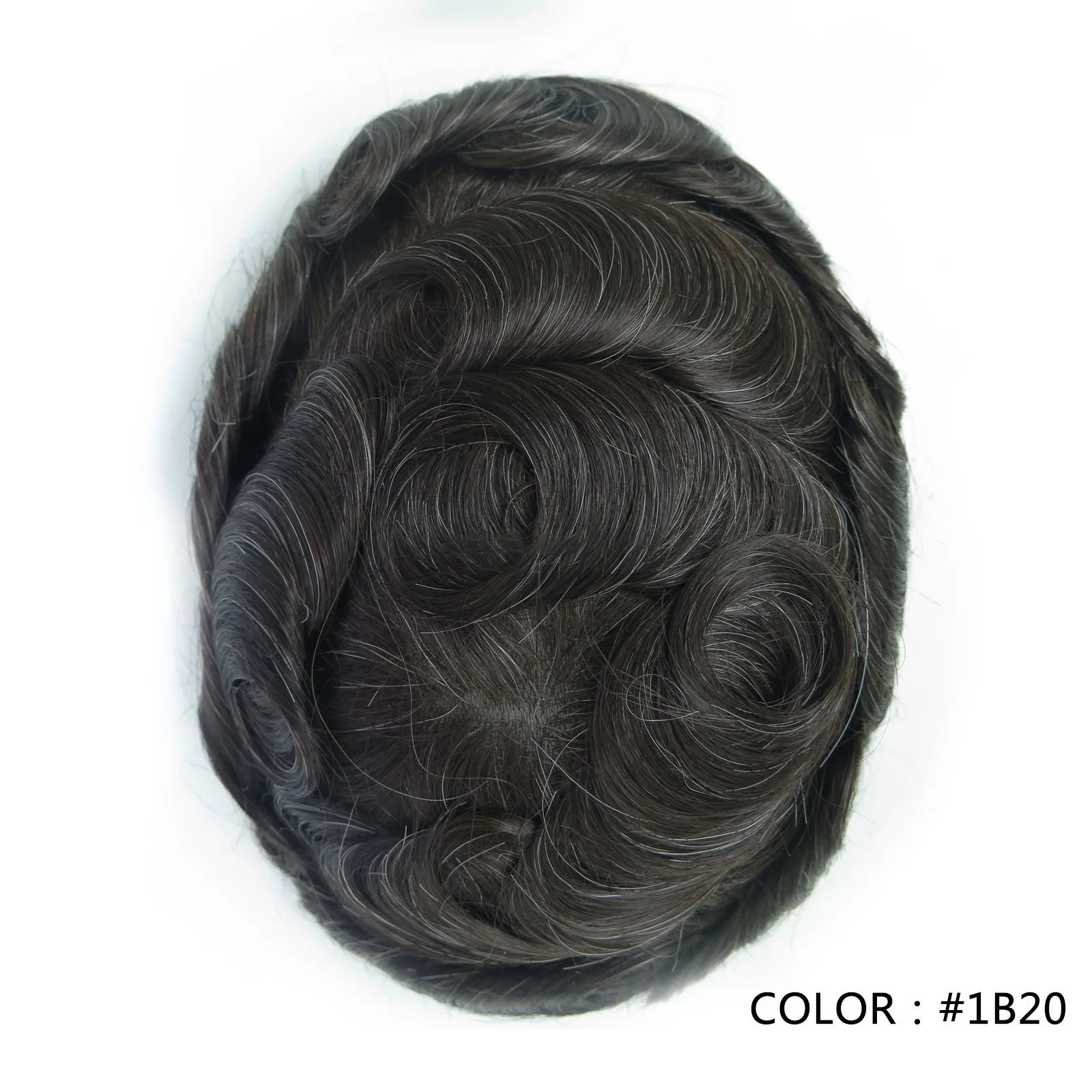 Injected Lace Silk Top Human Hair Toupee – 8 Inch