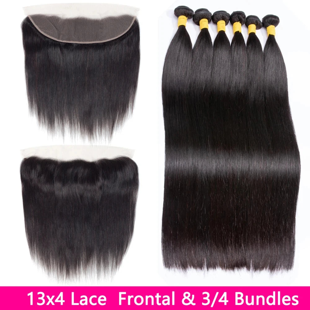 12A Grade 100% Virgin Human Hair Bundles – Double Drawn Remy Hair, 14 Textures, 8"-34"
