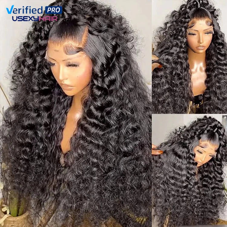 30-Inch Wavy Human Hair Lace Front Wig