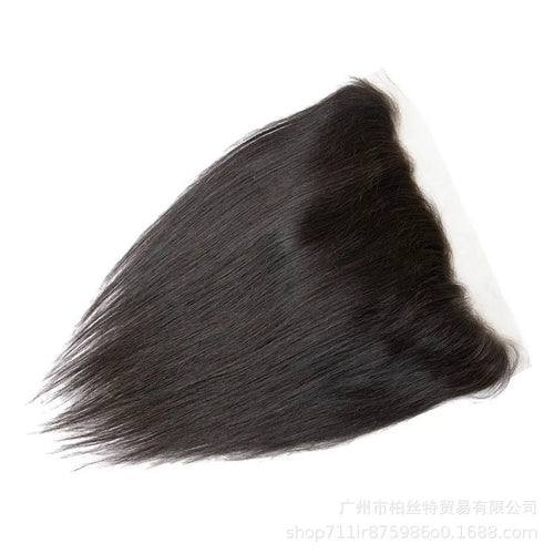 13x6 Frontal Lace Only Straight Human Hair Transparent HD Lace Frontal Raw Hair Frontal Pre Plucked With Baby Hair Fast Shipping