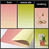 YINGZHI Double-Sided Gradient Color Photography Backdrop Paper – 57x87cm, 23 Colors